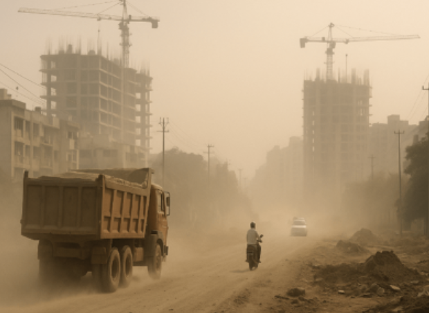 Շինարարական փոշու մանր մասնիկները խեղդում են Երևան քաղաքը